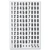 Best 0.75 in. Numbers Interchangeable Magnetic Board Accessories - Black Office Presentation Supplies