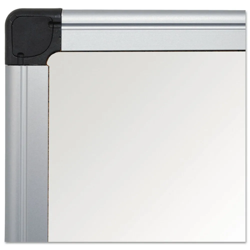 Sale 24 in. x 36 in. Aluminum Frame Value Melamine Dry Erase Board - White Office Presentation Supplies