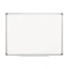 Best 24 in. x 36 in. Aluminum Frame Earth Gold Ultra Magnetic Dry Erase Boards - White Office Presentation Supplies