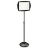 Outlet 15 in. x 11 in. Board 66 in. High Steel Frame Floor Stand Rectangle Sign Holder - White/Black Office Presentation Supplies