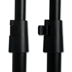 Outlet 15 in. x 11 in. Board 66 in. High Steel Frame Floor Stand Rectangle Sign Holder - White/Black Office Presentation Supplies