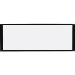 New 36 in. x 18 in. Cubicle Workstation Dry Erase Board - White Surface/Black Aluminum Frame Office Presentation Supplies