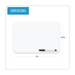 Online 11.88 in. x 8.25 in. Dry Erase Lap Board - White Surface Office Presentation Supplies