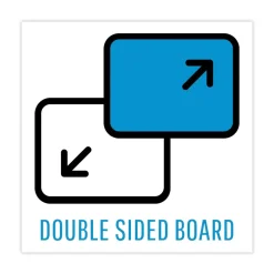 Online 11.88 in. x 8.25 in. Dry Erase Lap Board - White Surface Office Presentation Supplies