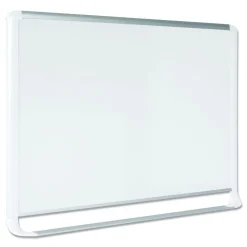 Best 36 in. x 24 in. Gold Ultra Magnetic Dry Erase Boards - White Surface, White Aluminum Frame Office Presentation Supplies