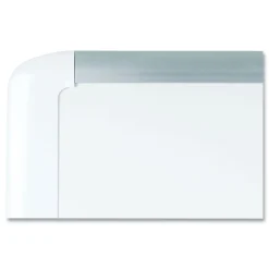 Best 36 in. x 24 in. Gold Ultra Magnetic Dry Erase Boards - White Surface, White Aluminum Frame Office Presentation Supplies