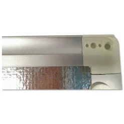 New 36 in. x 24 in. Gridded Magnetic Steel Dry Erase Project Planning Board - White Surface, Satin Aluminum Frame Office Presentation Supplies