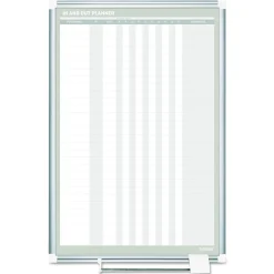 Hot 24 in. x 36 in. In-Out Magnetic Dry Erase Board - Silver Frame Office Presentation Supplies