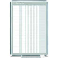 Hot 24 in. x 36 in. In-Out Magnetic Dry Erase Board - Silver Frame Office Presentation Supplies