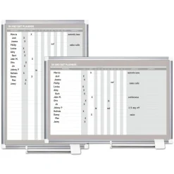 Hot 24 in. x 36 in. In-Out Magnetic Dry Erase Board - Silver Frame Office Presentation Supplies