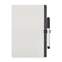 Outlet 11 in. x 14 in. Magnetic Dry Erase Board - White Surface, Black Plastic Frame Office Presentation Supplies