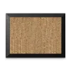 Outlet 24 in. x 18 in. Natural Cork Bulletin Board - Tan Surface/Black Wood Frame Office Presentation Supplies