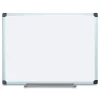 Hot 36 in. x 48 in. Porcelain Value Dry Erase Board - White Surface/Satin Aluminum Frame Office Presentation Supplies