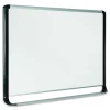 Outlet Gold Ultra 48 in. x 36 in. Aluminum Frame Magnetic Dry Erase Board - White/Black Office Presentation Supplies