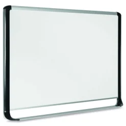 Outlet Gold Ultra 48 in. x 36 in. Aluminum Frame Magnetic Dry Erase Board - White/Black Office Presentation Supplies