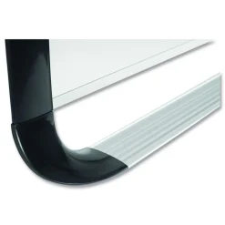 Outlet Gold Ultra 48 in. x 36 in. Aluminum Frame Magnetic Dry Erase Board - White/Black Office Presentation Supplies