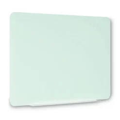Clearance Lago 48 in. x 36 in. Magnetic Glass Dry Erase Board - Opaque White Office Presentation Supplies