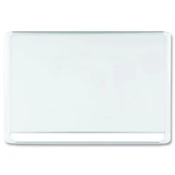 Sale Magnetic Gold Ultra 48 in. x 36 in. Dry Erase Boards - White Surface/White/Natural Aluminum Frame Office Presentation Supplies