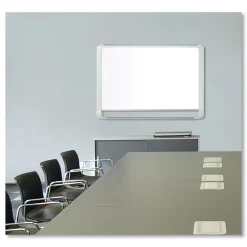 Sale Magnetic Gold Ultra 48 in. x 36 in. Dry Erase Boards - White Surface/White/Natural Aluminum Frame Office Presentation Supplies