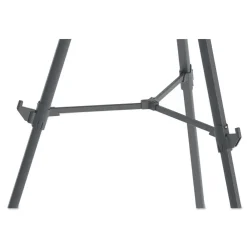 Clearance Quantum Heavy Duty 35.62 in. - 61.22 in. Plastic Display Easel - Black Office Presentation Supplies