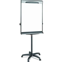 Outlet Tripod Extension Bar 69 in. to 78 in. High Magnetic Dry-Erase Easel - Black/Silver Office Presentation Supplies