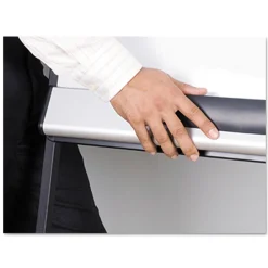 Outlet Tripod Extension Bar 69 in. to 78 in. High Magnetic Dry-Erase Easel - Black/Silver Office Presentation Supplies