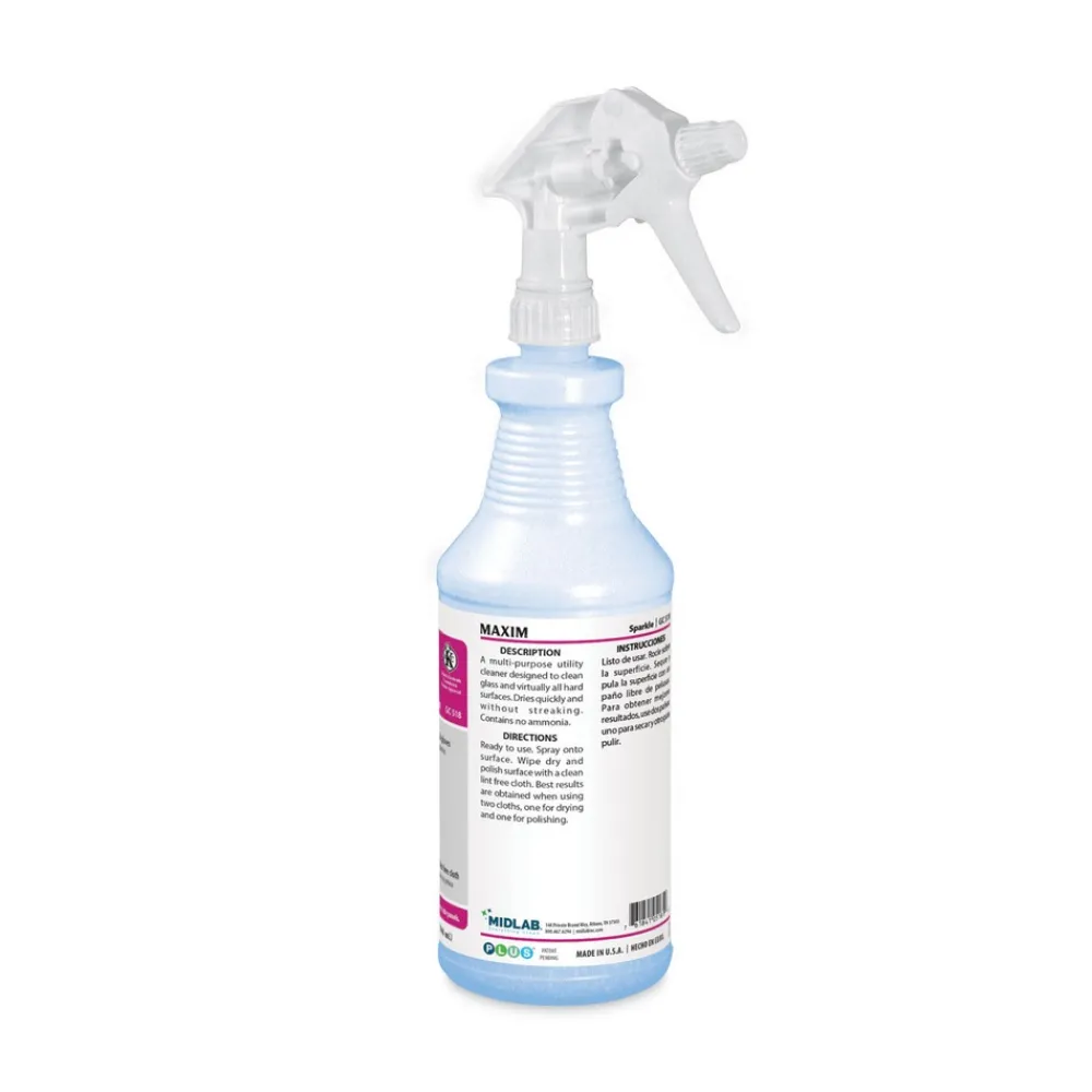 Discount 32 oz. Bottle Safe-to-Ship RTU Sparkle Glass Cleaner (6/Carton) Cleaning & Janitorial Supplies
