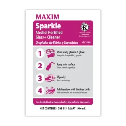 Discount 32 oz. Bottle Safe-to-Ship RTU Sparkle Glass Cleaner (6/Carton) Cleaning & Janitorial Supplies