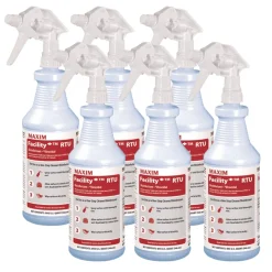 Discount FacilityPlus RTU 32 oz. Safe-to-Ship Disinfectant - Unscented (6/Carton) Cleaning & Janitorial Supplies