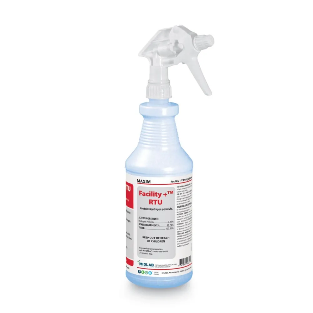 Discount FacilityPlus RTU 32 oz. Safe-to-Ship Disinfectant - Unscented (6/Carton) Cleaning & Janitorial Supplies