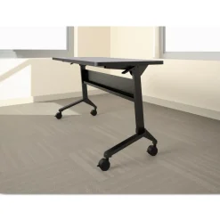 Outlet 46.88 in. x 21.25 in. x 27.88 in. Flip-n-Go Table Base - Black Office Furniture & Lighting