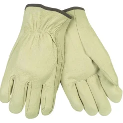 M3400XL Unlined Pigskin Driver Gloves - X-Large, Cream (12-Pair) Work Gloves