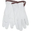 Online 24-Piece Grain Goatskin Driver Gloves - X-Large, White Work Gloves