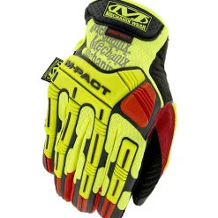 360 Gloves Hi-Viz M-Pact D4 - Small, Fluorescent Yellow Work Gloves