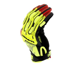360 Gloves Hi-Viz M-Pact D4 - Small, Fluorescent Yellow Work Gloves