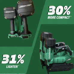 Outlet MultiVolt 18V Brushless Lithium-Ion 18 Gauge Cordless Brad Nailer (Tool Only) Nailers & Staplers