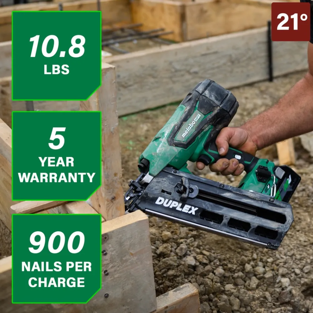 New NR3675DDM 36V MultiVolt Lithium-Ion Cordless Forming Nailer Kit (2.5 Ah/5 Ah) Nailers & Staplers