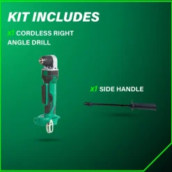 Best 18V Lithium-Ion 3/8 in. Cordless Angle Drill (Tool Only) Right Angle Drills