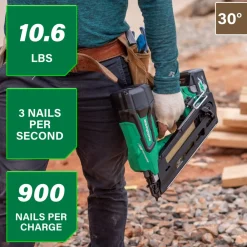 Online 36V MultiVolt 3-1/2 in. Cordless Paper Strip Framing Nailer Kit (2.5 Ah) Nailers & Staplers