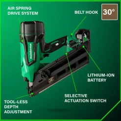 Online 36V MultiVolt 3-1/2 in. Cordless Paper Strip Framing Nailer Kit (2.5 Ah) Nailers & Staplers