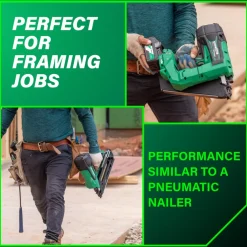 Online 36V MultiVolt 3-1/2 in. Cordless Paper Strip Framing Nailer Kit (2.5 Ah) Nailers & Staplers