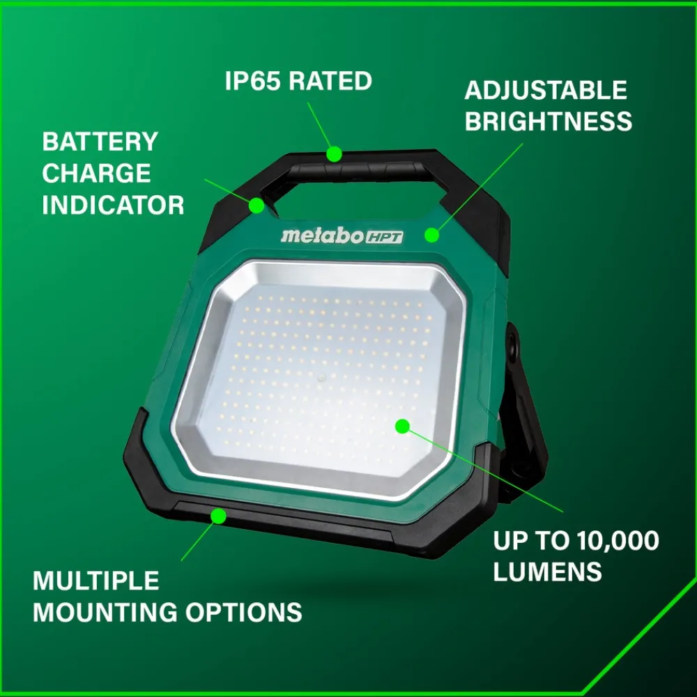 New 18V MultiVolt 10000 Lumen Lithium-Ion Cordless LED Work Light (Tool Only) Work Lights