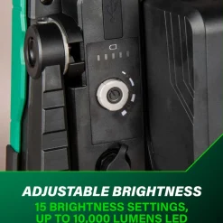 New 18V MultiVolt 10000 Lumen Lithium-Ion Cordless LED Work Light (Tool Only) Work Lights