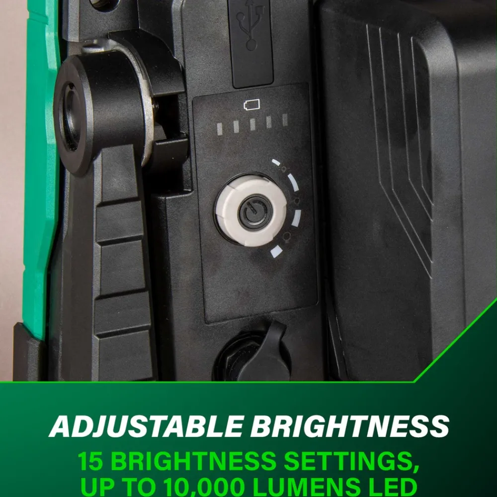 New 18V MultiVolt 10000 Lumen Lithium-Ion Cordless LED Work Light (Tool Only) Work Lights