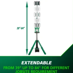 Best 18V MultiVolt 4000 Lumen Lithium-Ion Cordless LED Tripod Site Light (Tool Only) Work Lights