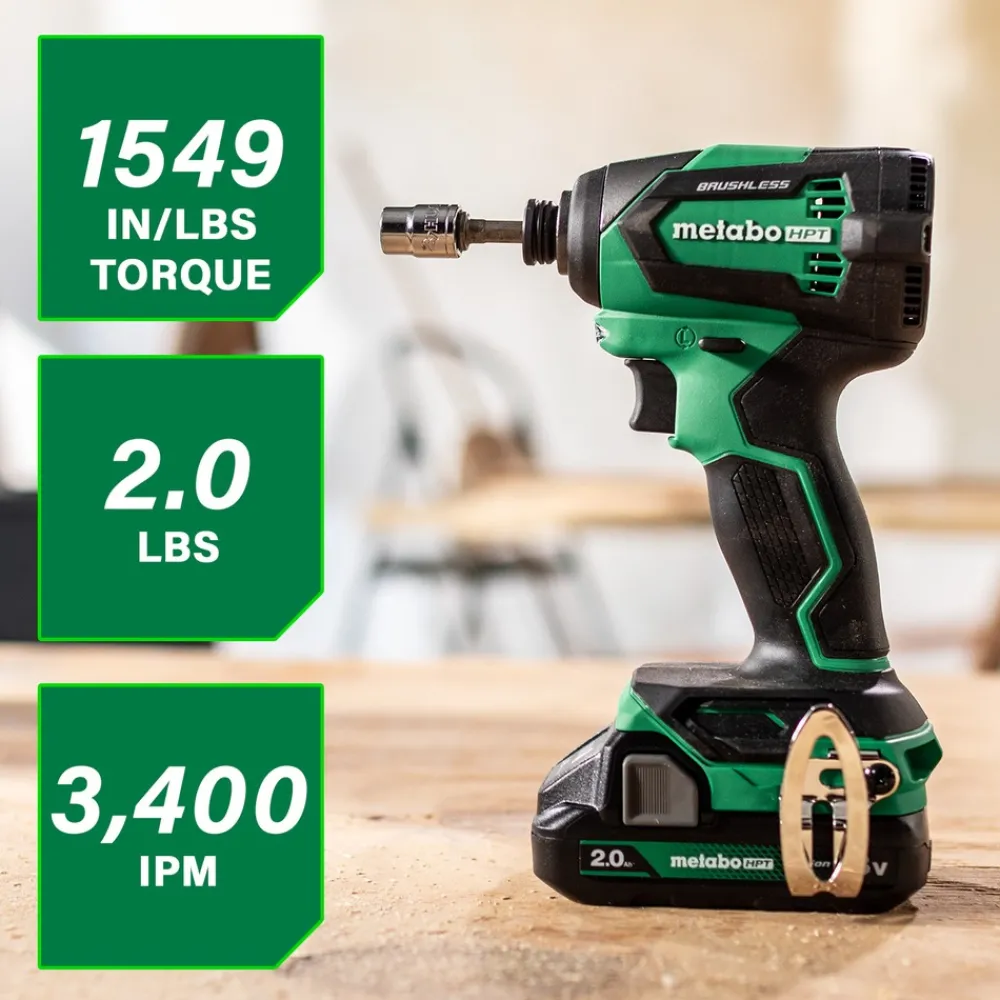 New 18V MultiVolt Lithium-Ion Brushless Cordless Impact Driver Kit (2 Ah) Impact Drivers|Impact Drivers