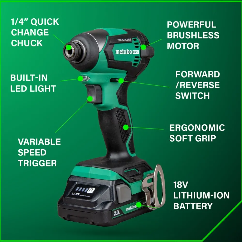 New 18V MultiVolt Lithium-Ion Brushless Cordless Impact Driver Kit (2 Ah) Impact Drivers|Impact Drivers