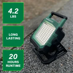 Online 18V MultiVolt Lithium-Ion 4000 Lumen LED Cordless Work Light (Tool Only) Work Lights