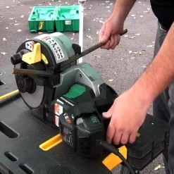 Clearance VB3616DAM 36V MultiVolt Portable Cordless Rebar Bender/Cutter Kit (4 Ah) Copper And Pvc Cutters