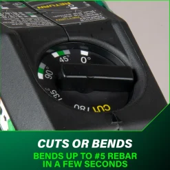 Clearance VB3616DAM 36V MultiVolt Portable Cordless Rebar Bender/Cutter Kit (4 Ah) Copper And Pvc Cutters